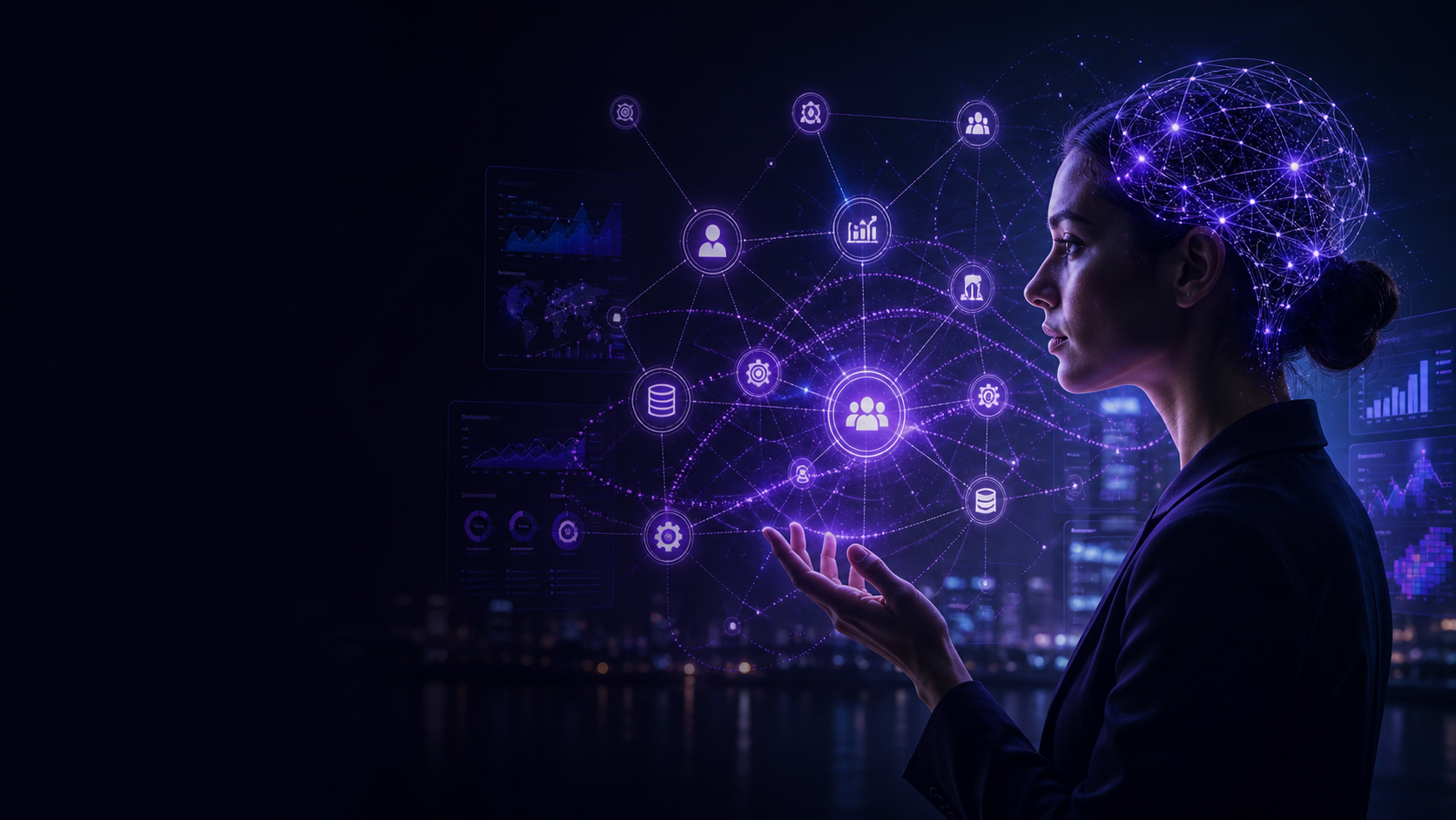Artificial intelligence and workforce insight visual